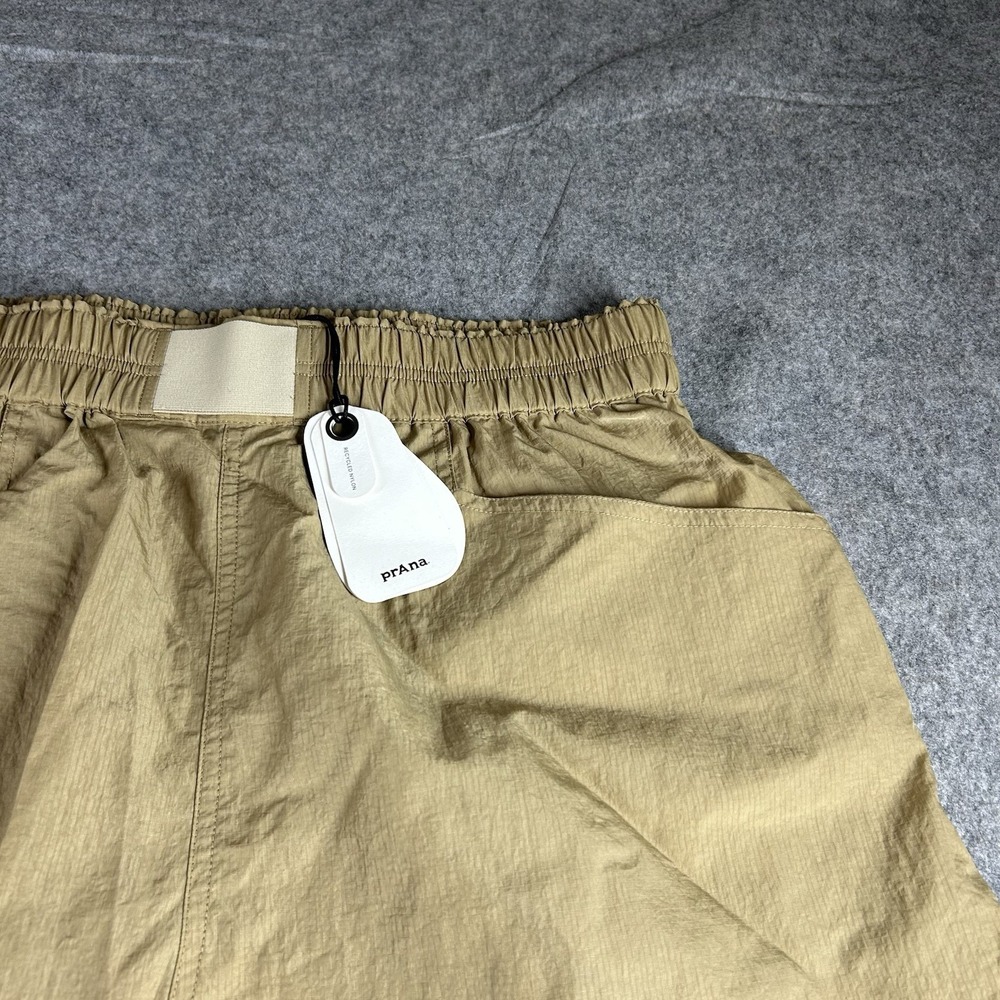 Prana Cross Back Short Womens Large Nomad 3" Nylon Hiking Granola Gorpecore - Picture 5 of 10